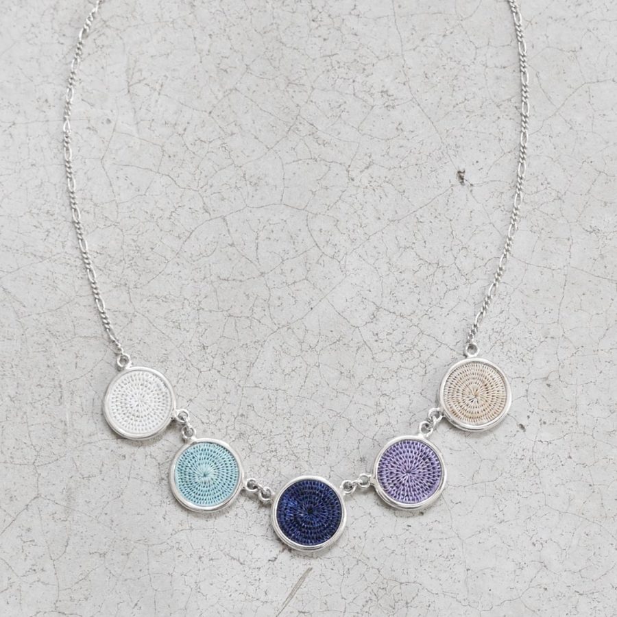 Five Disc Necklace (Galaxy)