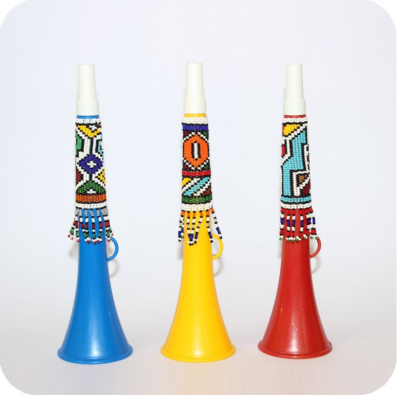Mini Vuvuzela Partially Beaded Small