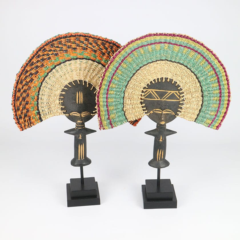 Ashanti Doll on Stand with Basket Hat