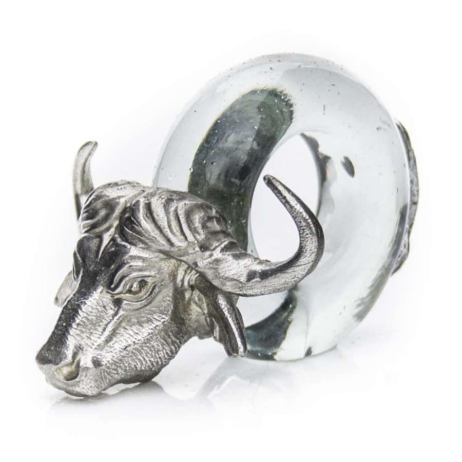 Alternative view of Buffalo Napkin Ring