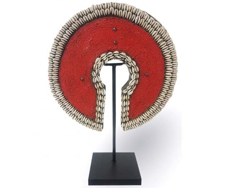 Beaded Wood Tikar Bangle