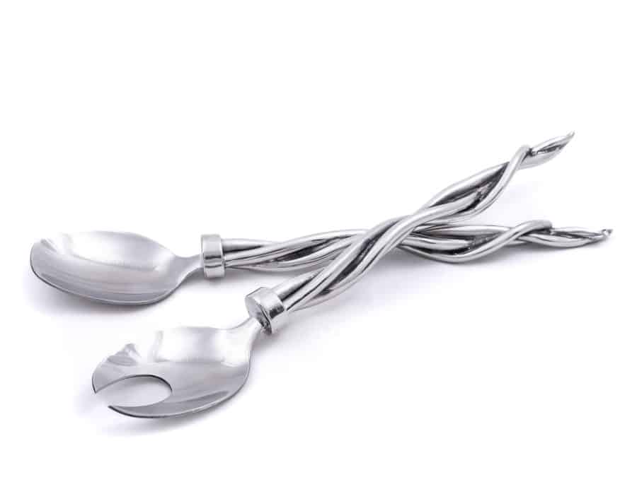 African Wave Salad Servers