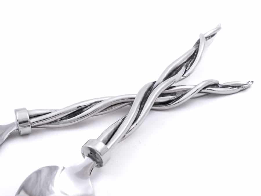 Alternative view of African Wave Salad Servers