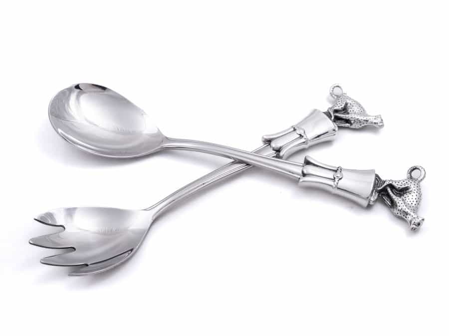 Cheetah Salad Server