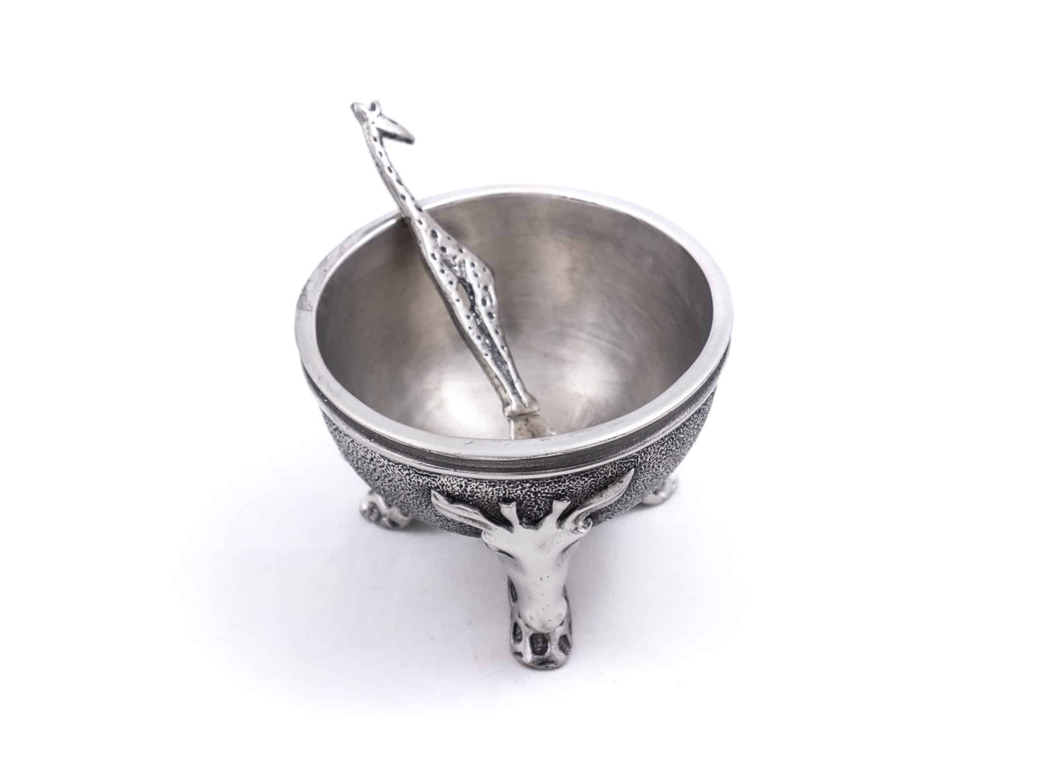 Giraffe Three-Legged Pot and Spoon - Salamander Africa