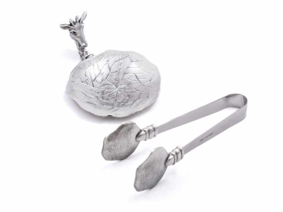 Giraffe Teabag Holder and Tongs