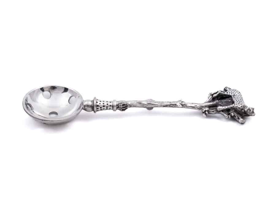 Alternative view of Leopard Olive Spoon