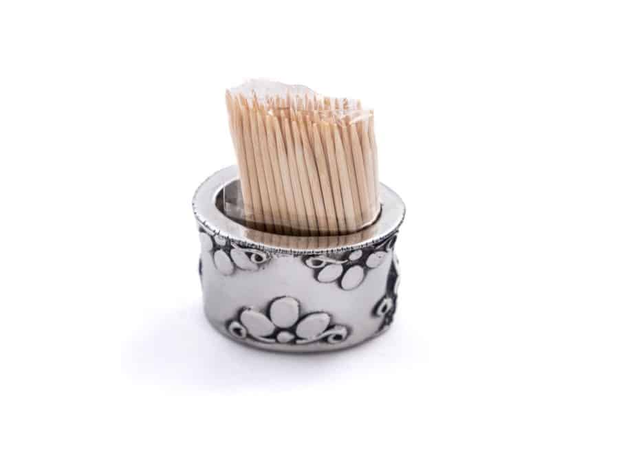 Alternative view of Floral Toothpick Holder