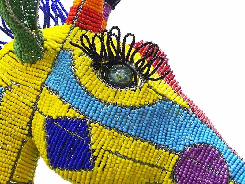 Handmade Giraffe Hanging with Bell