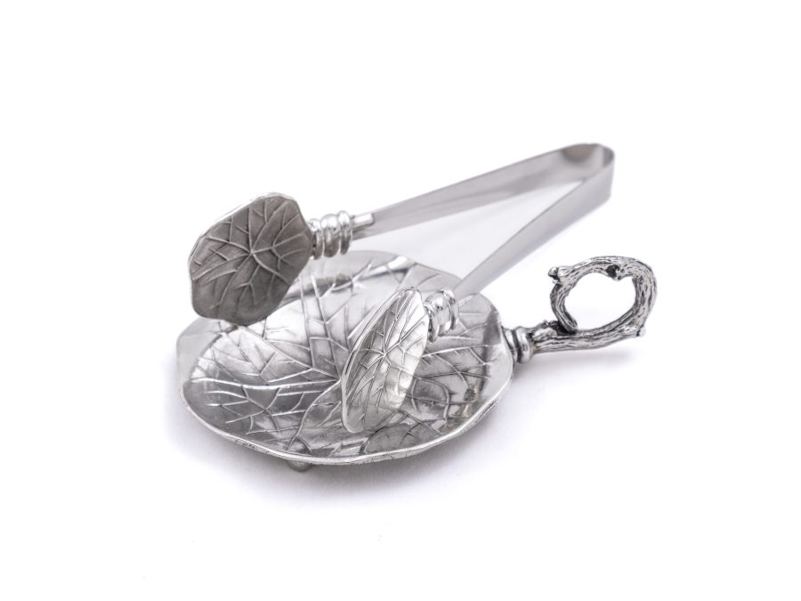 Alternative view of Nasturtium Leaf Tea Bag Holder and Tongs