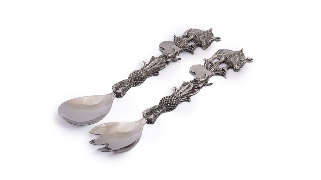 Zinnia Salad Servers