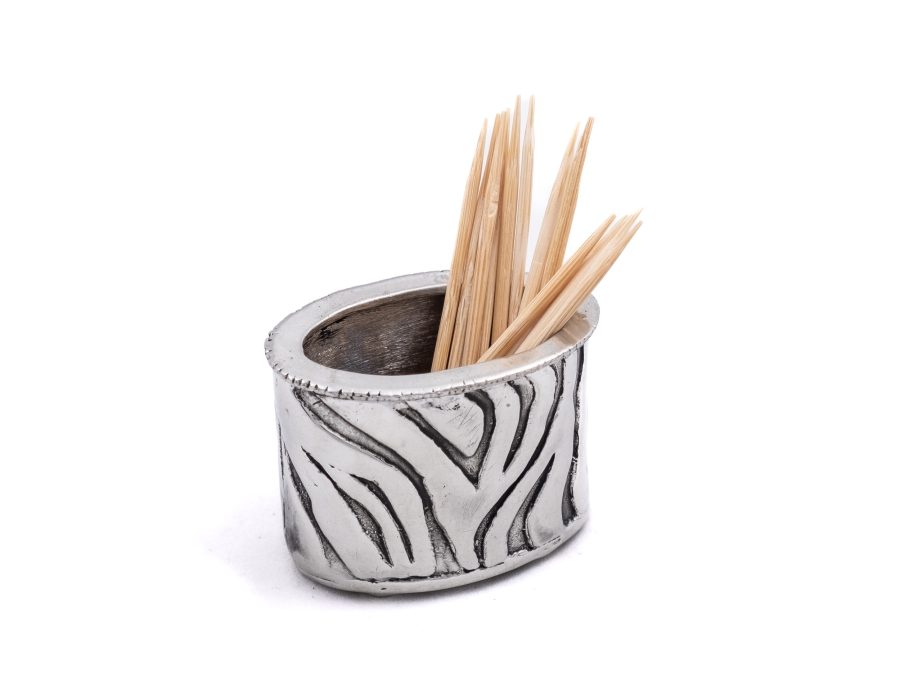 Zebra Toothpick Holder