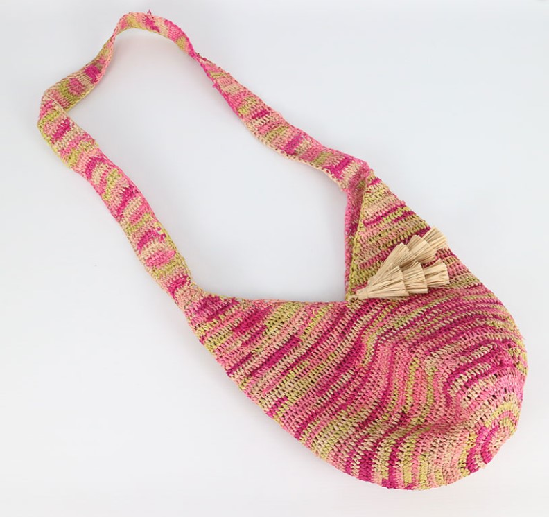 Alternative view of Bag Raffia Crochet