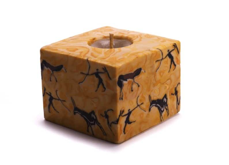 Cube Candle - Bushmen