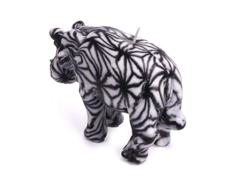 Alternative view of Hippo Candle - Black Web