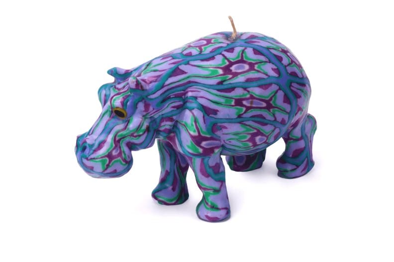 Alternative view of Hippo Candle - Istanbul Pattern