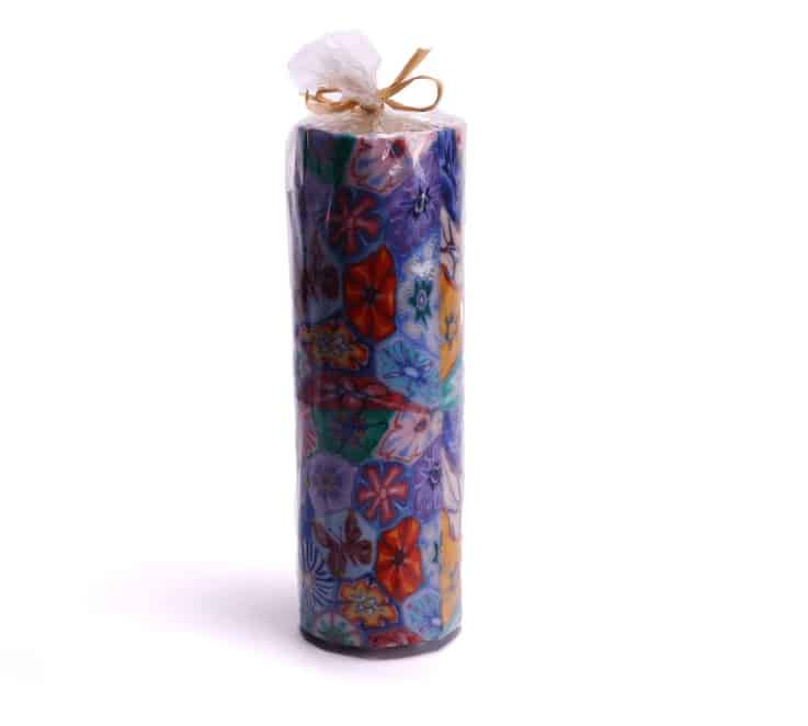 Alternative view of Pillar Candle - Millefiori