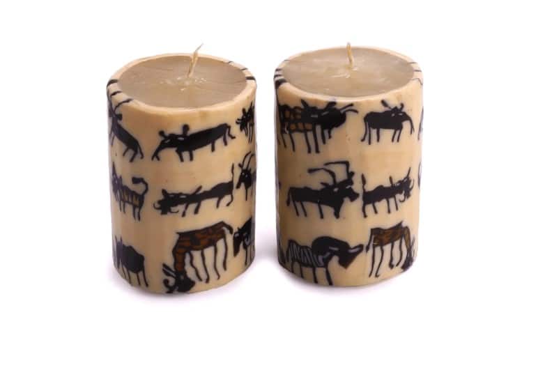 Alternative view of Pillar Candle - Mixed Toons