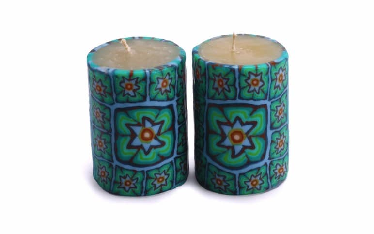 Pillar Candle - Paisley