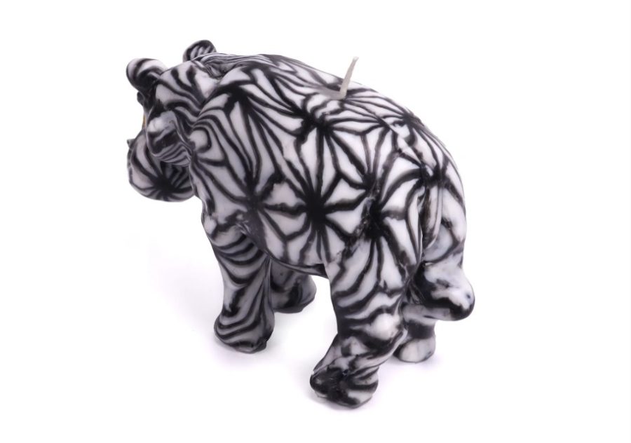 Alternative view of Hippo Candle - Black Web