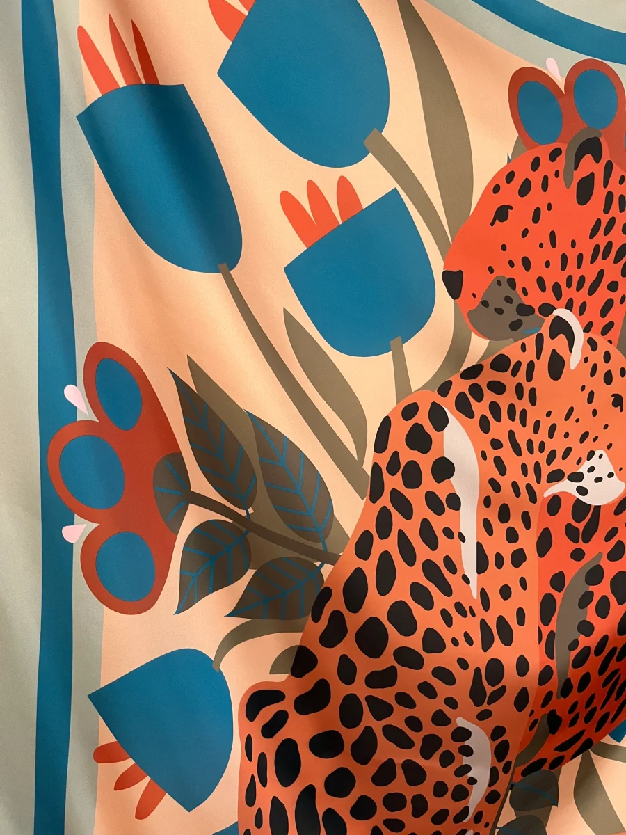 Alternative view of The Ihita Leopard Scarf