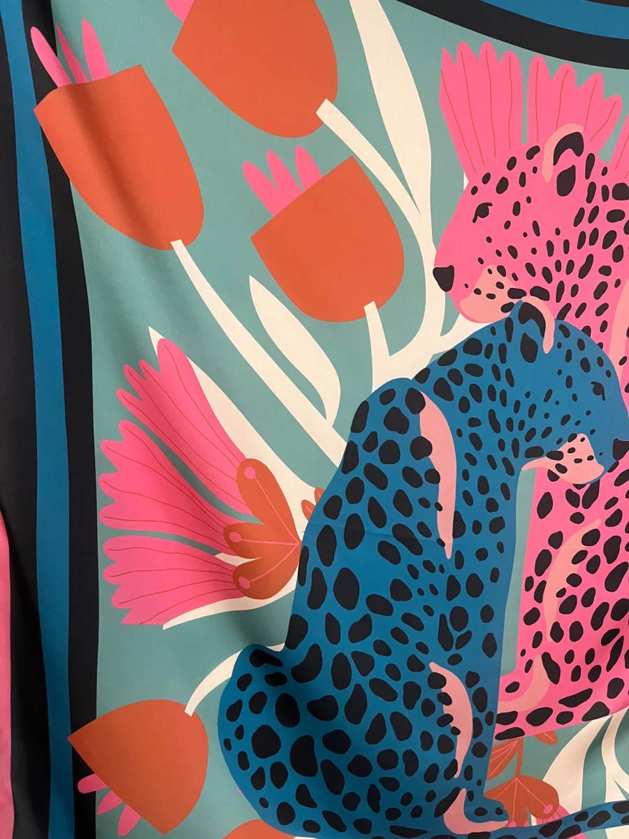 Alternative view of The Nakula Leopard Scarf