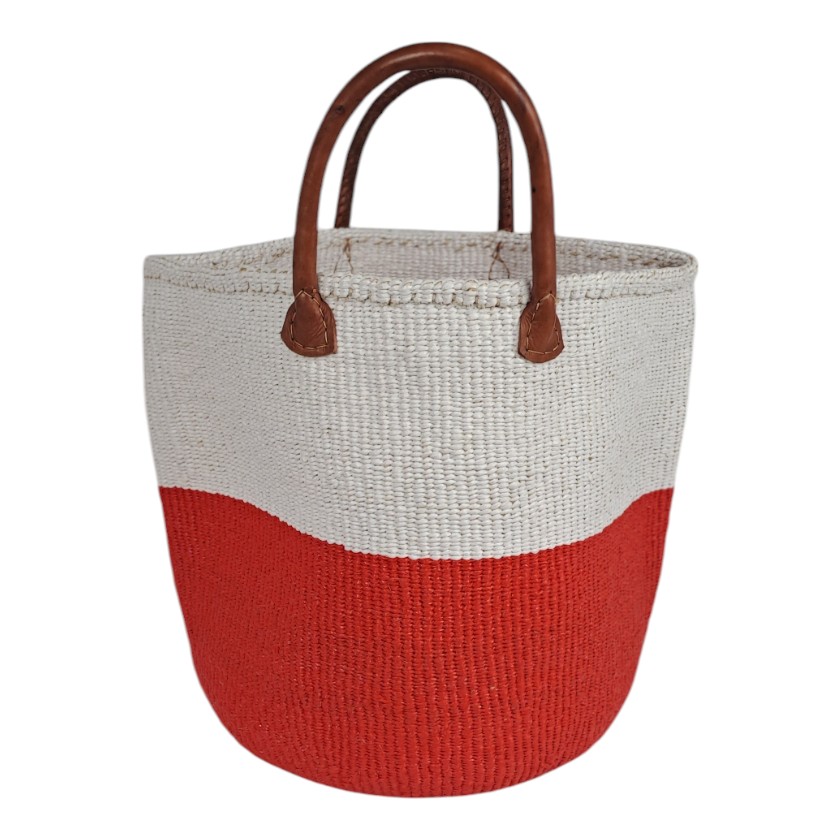 Bag PVC Beach Stripe Red & White Assorted