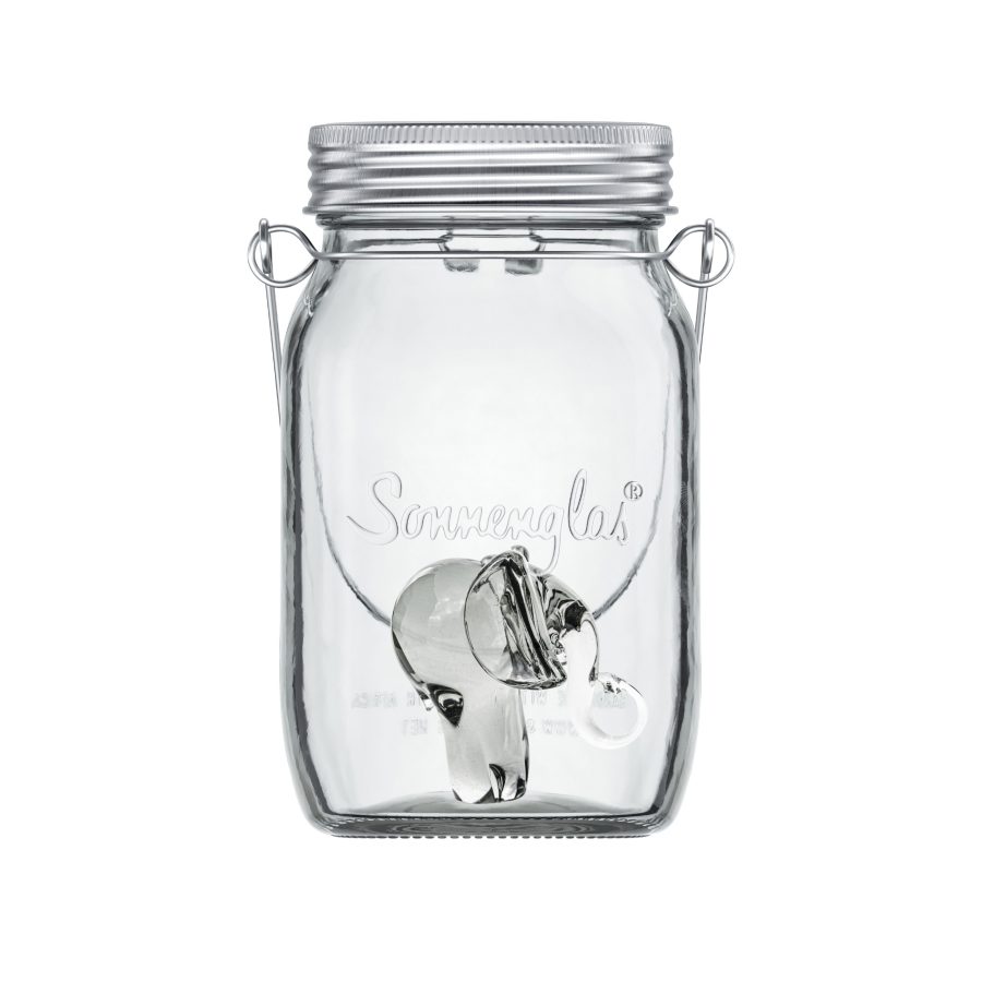 Alternative view of Sun Jar - Artisan Edition with Elephant Glass Figurine