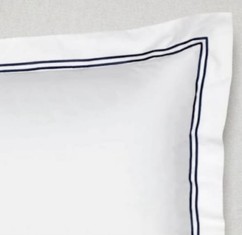 Alternative view of Bed Linen - Double Row Satin Stitch