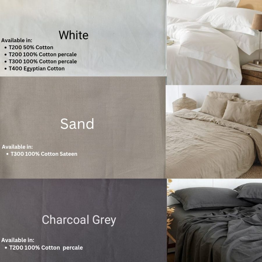 Alternative view of Bed Linen - Triple Row Satin Stitch Finish