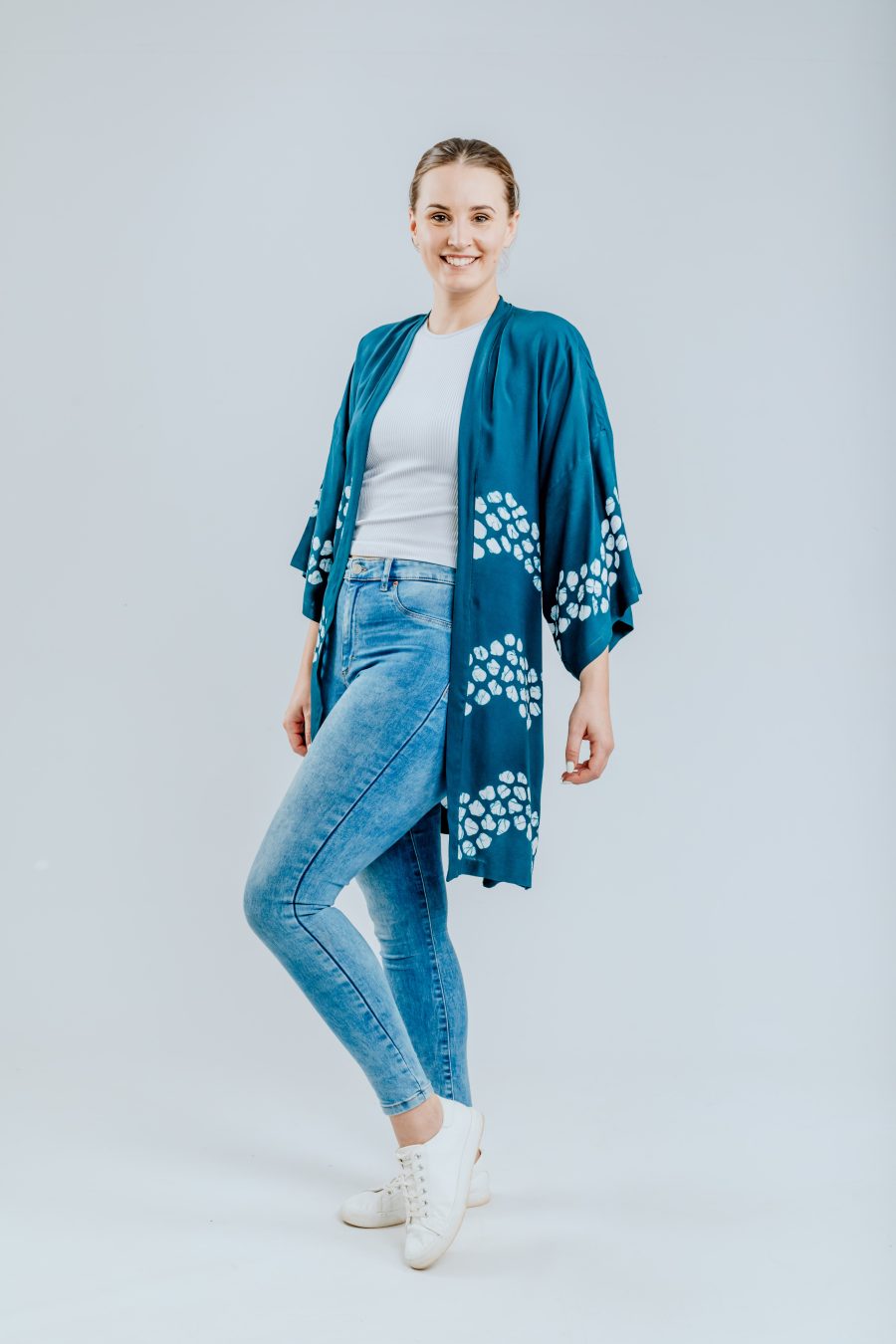 Alternative view of Kimono - Petrol - Mdzimba