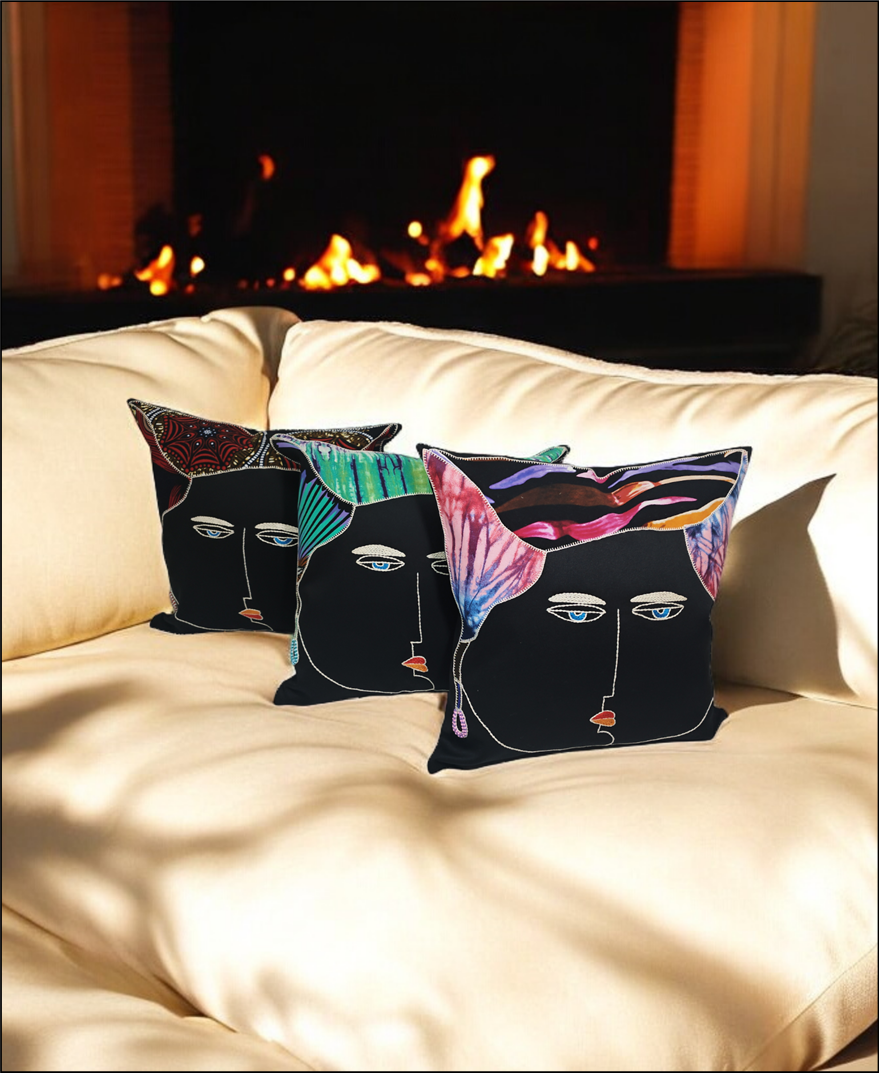 Alternative view of Beauty Cushion Cover: Mustard