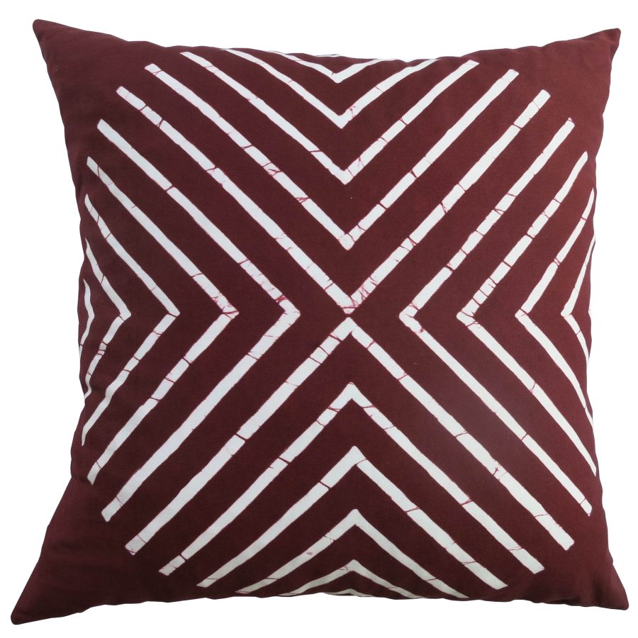 Cushion Cover - Mbabane: Target Circle (Marsala)