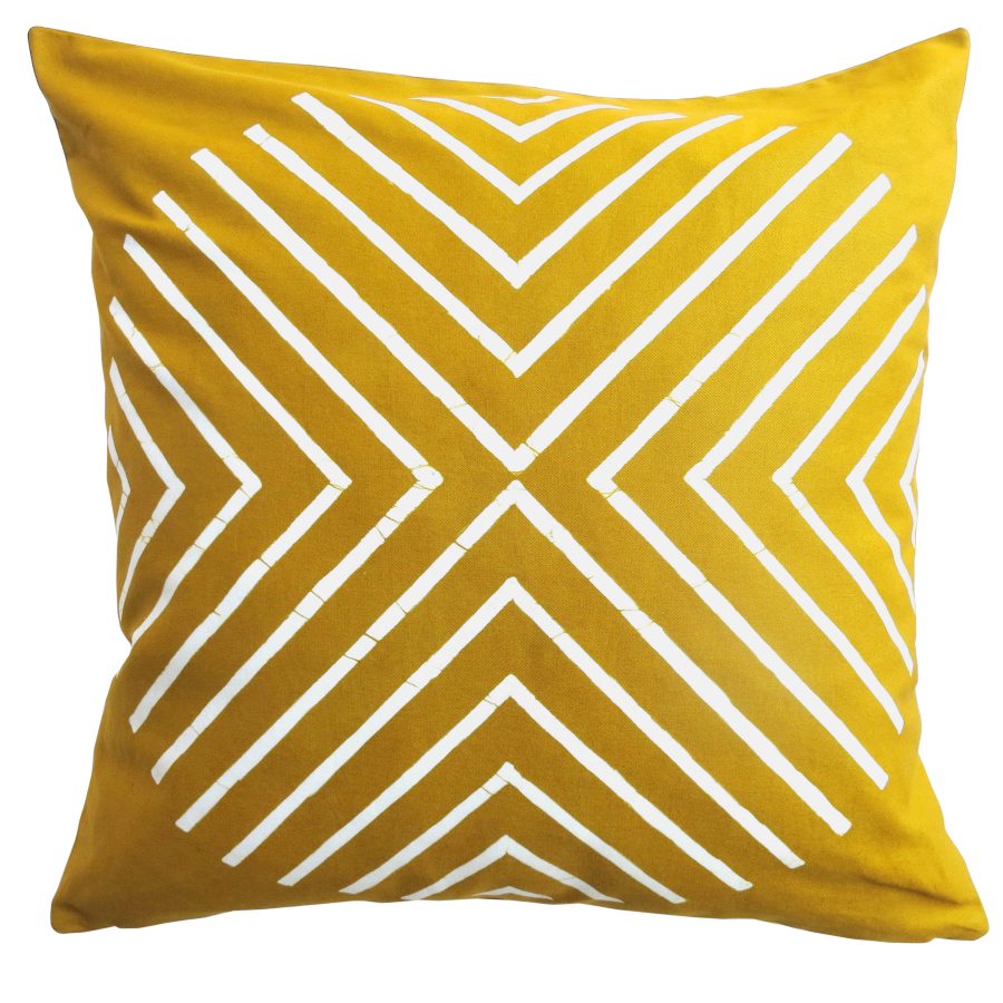Cushion Cover - Mbabane: Target Circle (Mustard)