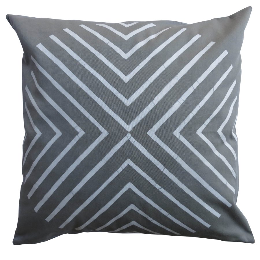 Cushion Cover - Mbabane: Target Circle (Silver)