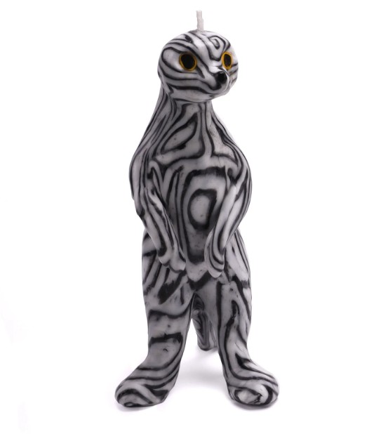 Meerkat Candle - White Congo