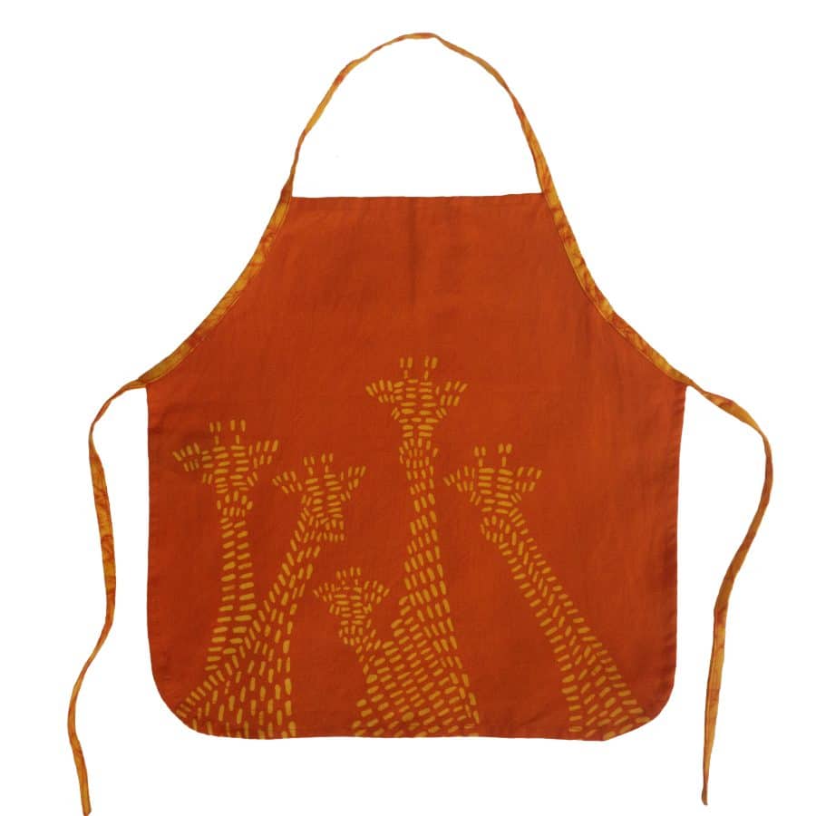 Kids Apron: Giraffe (Orange Juice)