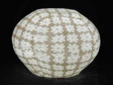 LED Wax Lamp Swazi Pot (White Stars)