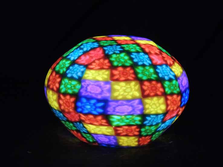 LED Wax Lamp Swazi Pot (Timbali)