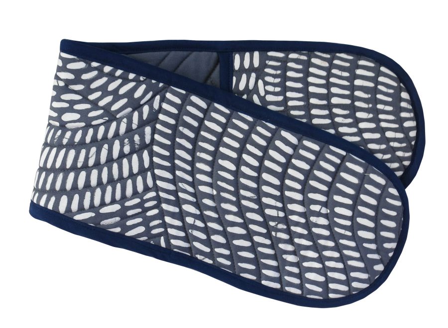 Oven Mitt: Rain: (Charcoal)