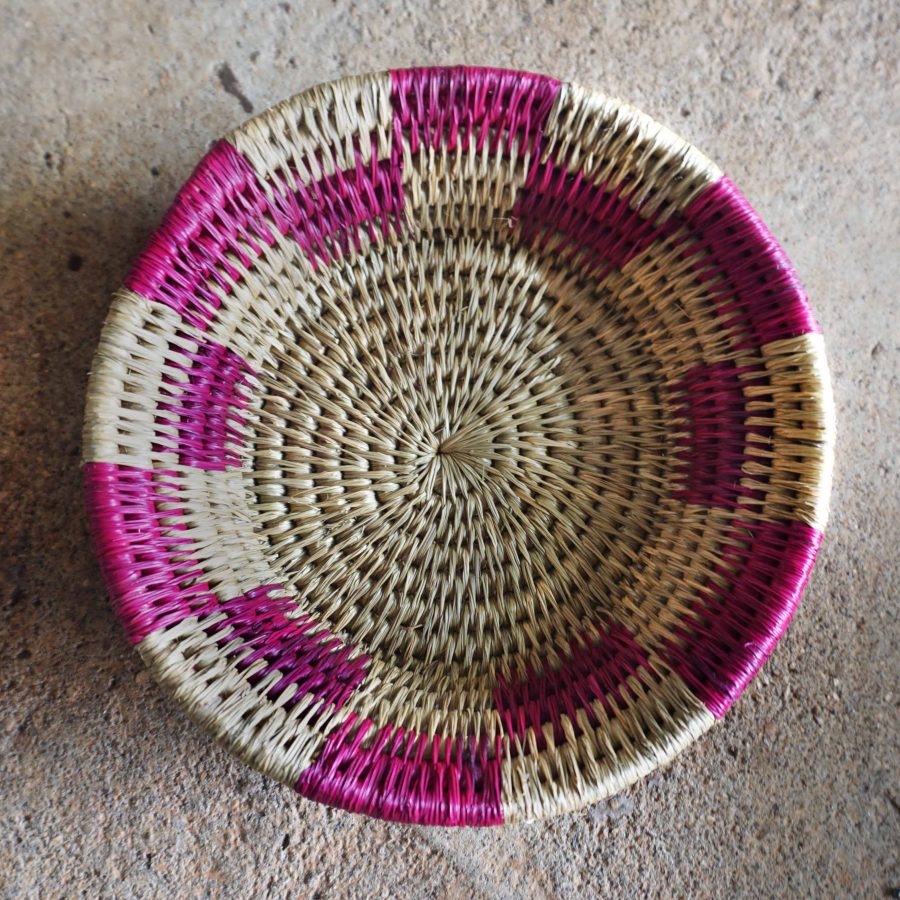 Nesting Basket: Smoke/Pink