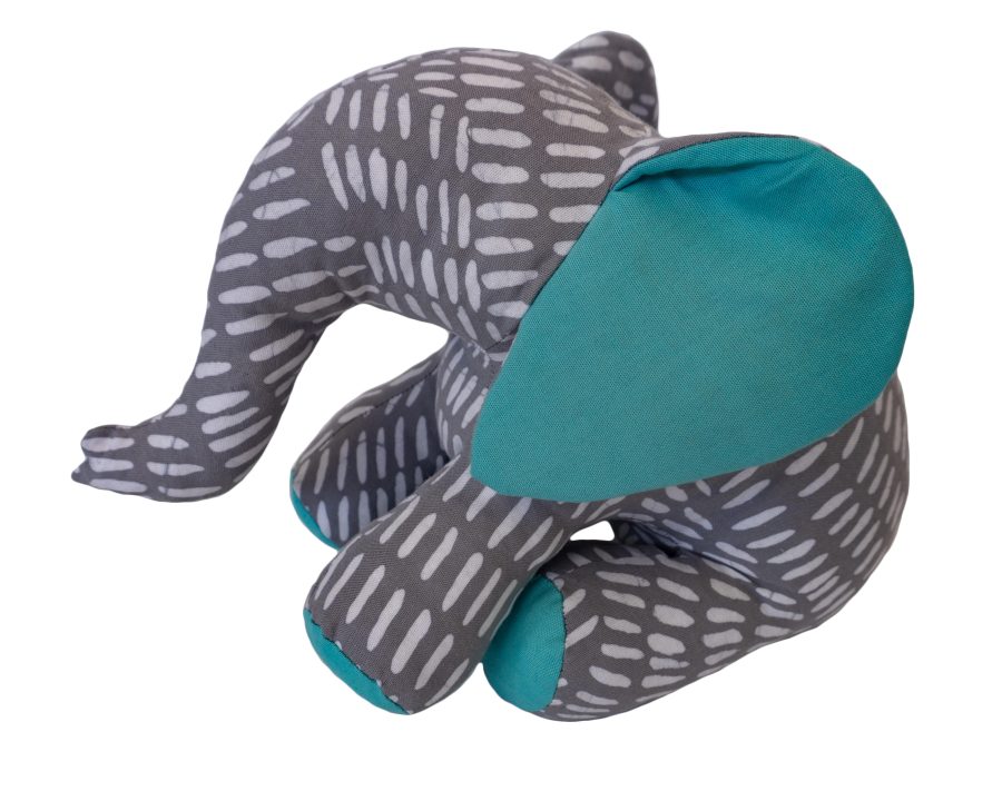 Big Decorative Elephant: Silver (Rain)