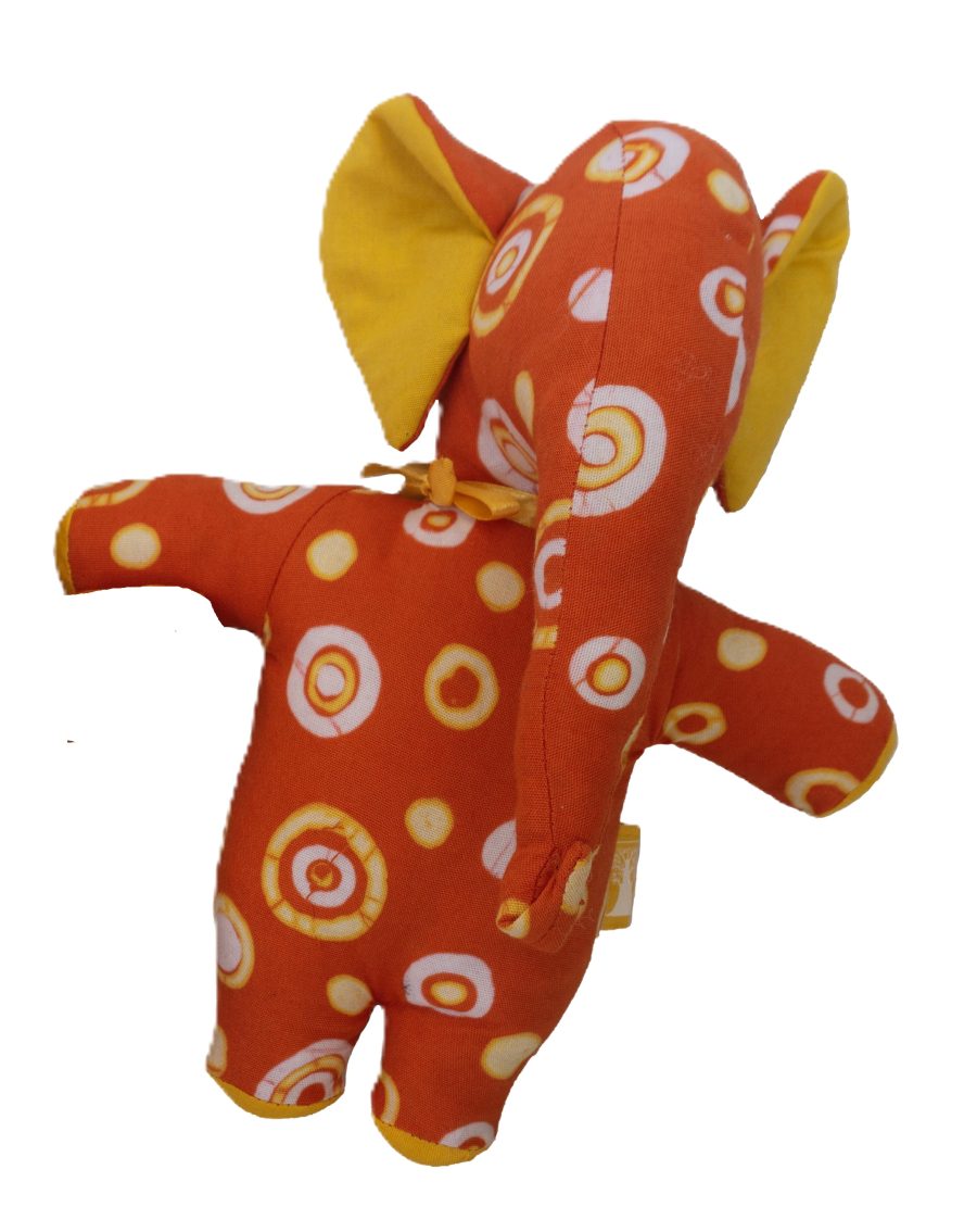 Small Elephant: Orange Juice (Circles & Dots)