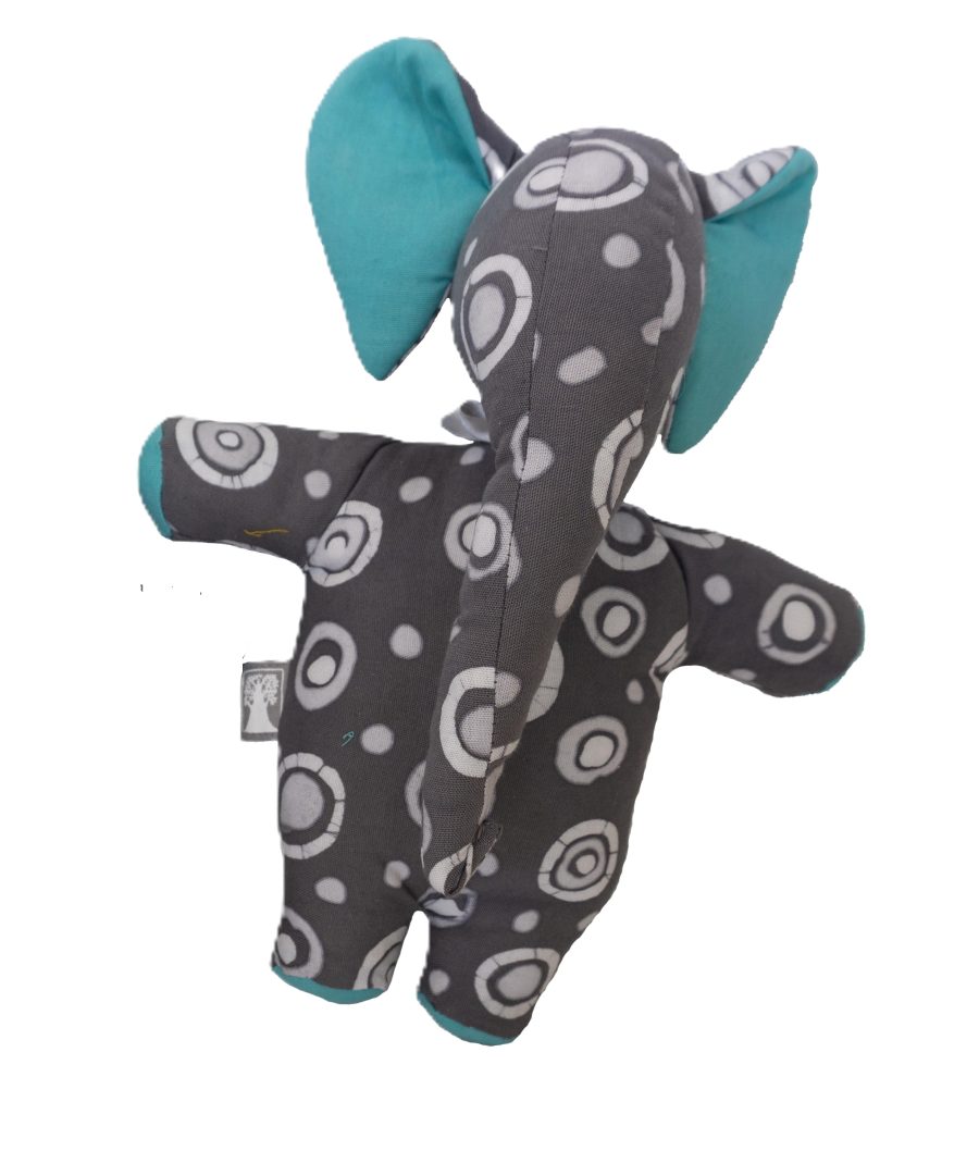 Small Elephant: Granite (Circles & Dots)