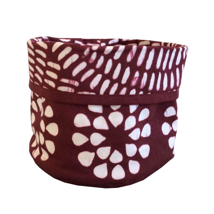Soft Bucket: Cebi Circles/Rain (Marsala)
