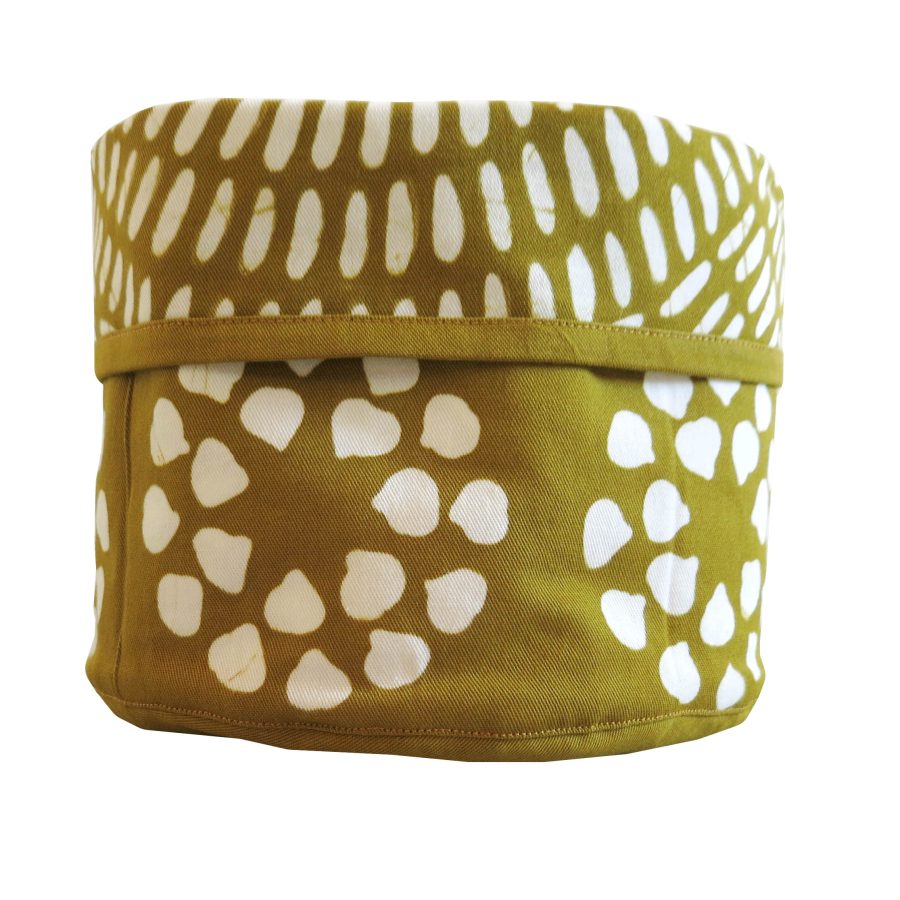 Soft Bucket: Cebi Circles/Rain (Mustard)