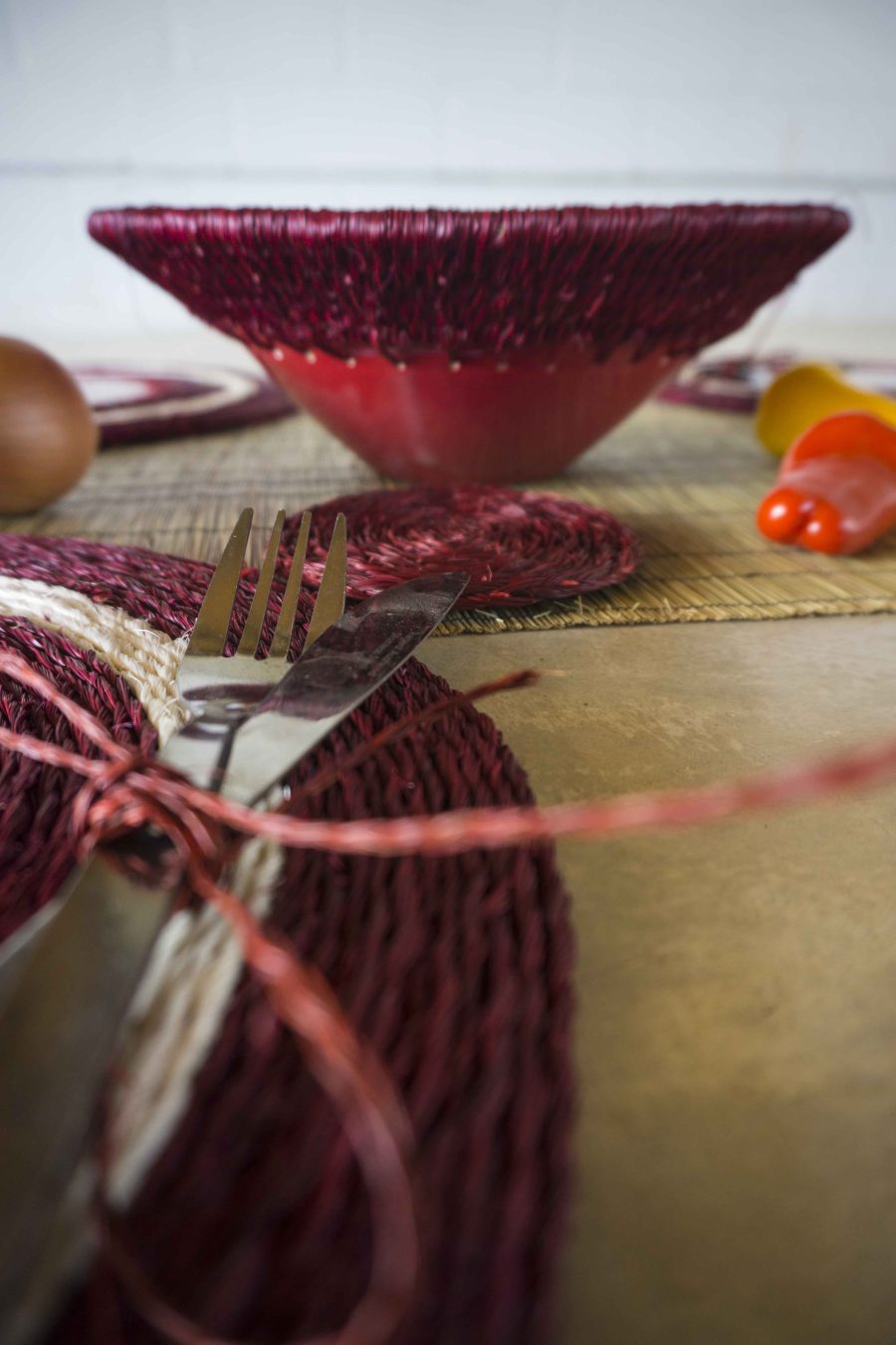 Alternative view of Bowl: Bordeaux - Zebra (26 cm)